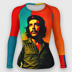 Рашгард женский Че Гевара поп-арт 1970-е, цвет: 3D-принт