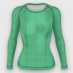 Женский рашгард Color green stripes