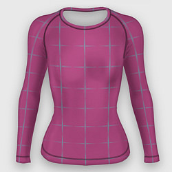 Рашгард женский Color pink stripes, цвет: 3D-принт