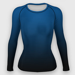 Рашгард женский Лазурит тёмно-синий, цвет: 3D-принт