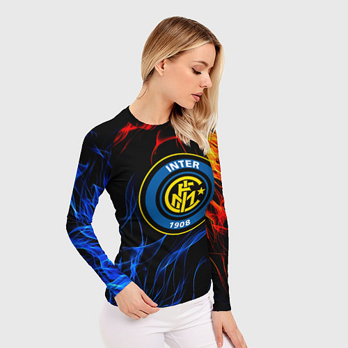 Женский рашгард Интер битва огней / 3D-принт – фото 3
