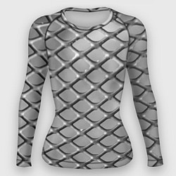 Рашгард женский Стальная сетка, цвет: 3D-принт
