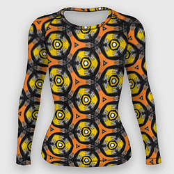 Рашгард женский Замысловатые соты, цвет: 3D-принт