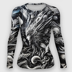 Женский рашгард Abstraction cyber pattern - ai art fantasy