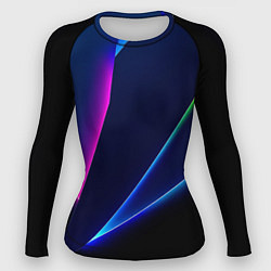 Женский рашгард Neon colored geometric shapes