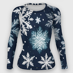 Женский рашгард Снежное небо