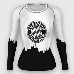 Рашгард женский Bayern Mnchen пиксели, цвет: 3D-принт