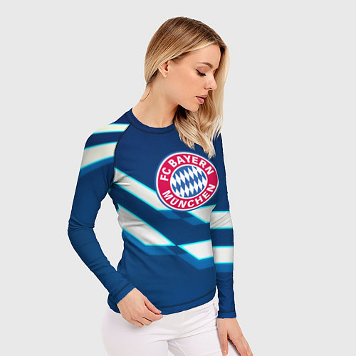 Женский рашгард Бавария Мюнхен геометрия / 3D-принт – фото 3