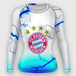 Рашгард женский Бавария Мюнхен молнии, цвет: 3D-принт