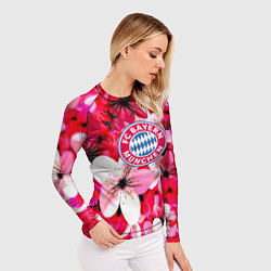 Рашгард женский Бавария Мюнхен весна, цвет: 3D-принт — фото 2
