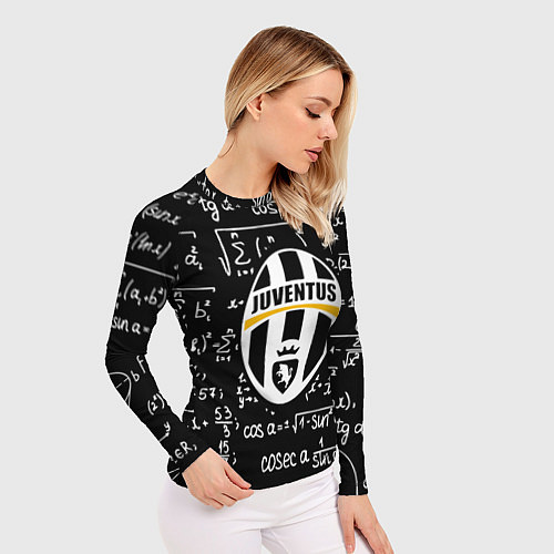 Женский рашгард Ювентус физика символы / 3D-принт – фото 3