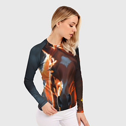 Рашгард женский Завораживающая огненная лошадь, цвет: 3D-принт — фото 2