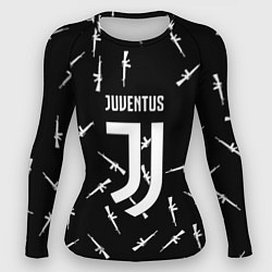 Рашгард женский Ювентус армейский стиль, цвет: 3D-принт