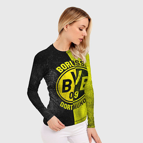 Женский рашгард Borussia Dortmund / 3D-принт – фото 3