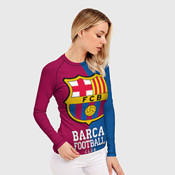 Рашгард женский Barca Football, цвет: 3D-принт — фото 2