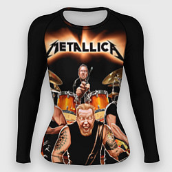 Рашгард женский Metallica Band, цвет: 3D-принт