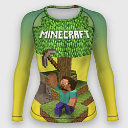 Рашгард женский Minecraft Tree, цвет: 3D-принт
