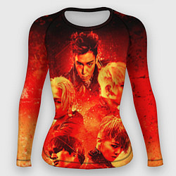 Рашгард женский Big Bang: Flame Boys, цвет: 3D-принт