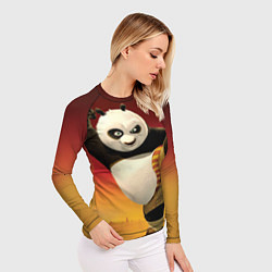 Рашгард женский Кунг фу панда, цвет: 3D-принт — фото 2