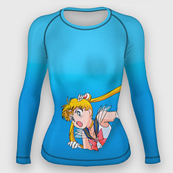 Рашгард женский Сейлормун, цвет: 3D-принт