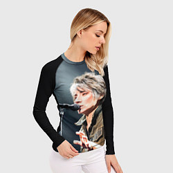 Рашгард женский Земфира поет, цвет: 3D-принт — фото 2