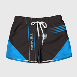 Шорты женские Tennis: Russian Style, цвет: 3D-принт