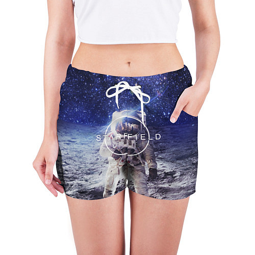 Женские шорты Starfield / 3D-принт – фото 3