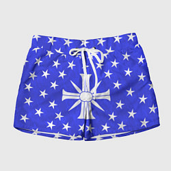 Шорты женские Far Cry 5: Blue Cult Symbol, цвет: 3D-принт