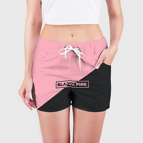 Женские шорты Black Pink / 3D-принт – фото 3