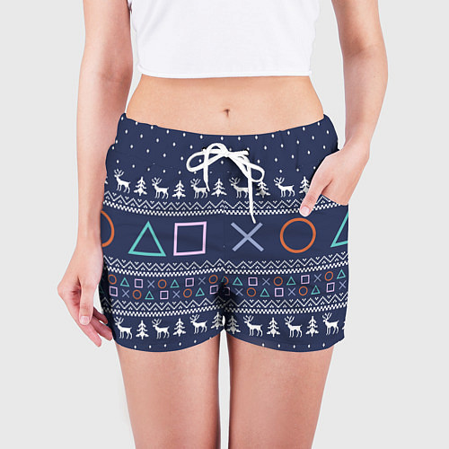 Женские шорты Winter PS / 3D-принт – фото 3