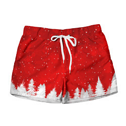 Женские шорты Christmas pattern