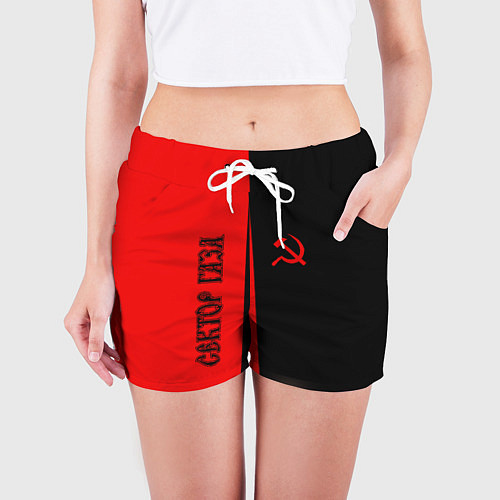 Женские шорты Сектор Газа / 3D-принт – фото 3