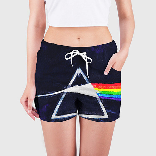 Женские шорты PINK FLOYD / 3D-принт – фото 3