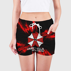 Шорты женские UMBRELLA CORP, цвет: 3D-принт — фото 2