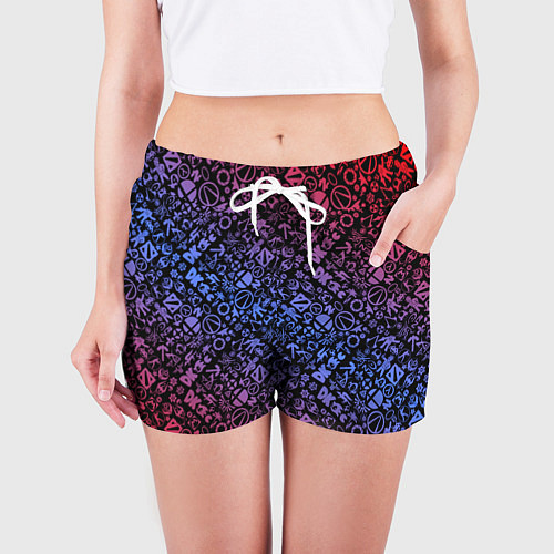 Женские шорты Игровые бренды / 3D-принт – фото 3