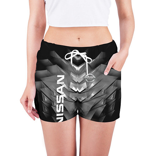Женские шорты NISSAN / 3D-принт – фото 3