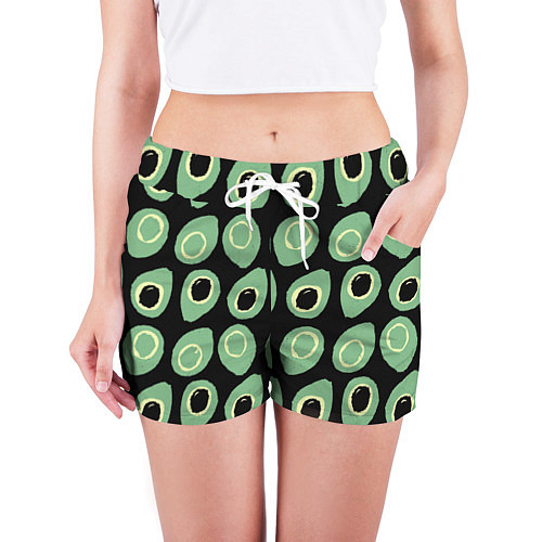 Женские шорты Avocado / 3D-принт – фото 3