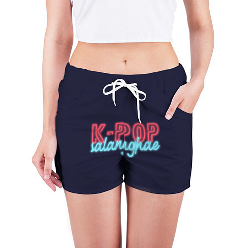 Женские шорты LOVE K-POP / 3D-принт – фото 3