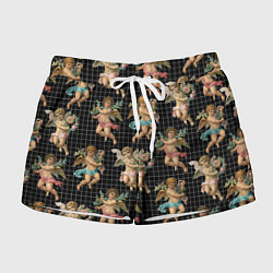 Шорты женские Ангелы, цвет: 3D-принт