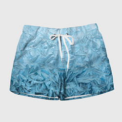 Шорты женские Иней, цвет: 3D-принт