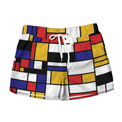 Женские шорты Color blocking
