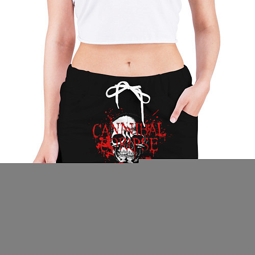 Женские шорты Cannibal Corpse / 3D-принт – фото 3