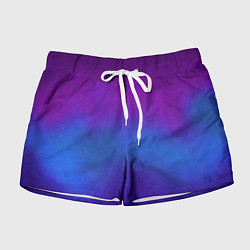 Шорты женские Leather gradient, цвет: 3D-принт