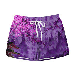 Женские шорты Фиолетовый китай