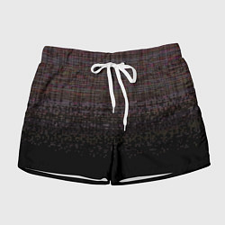 Шорты женские Going offline noise, цвет: 3D-принт