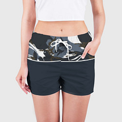 Шорты женские Камуфляж 2 0, цвет: 3D-принт — фото 2