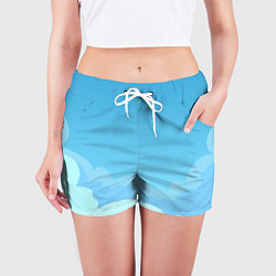 Шорты женские Небо после грозы, цвет: 3D-принт — фото 2