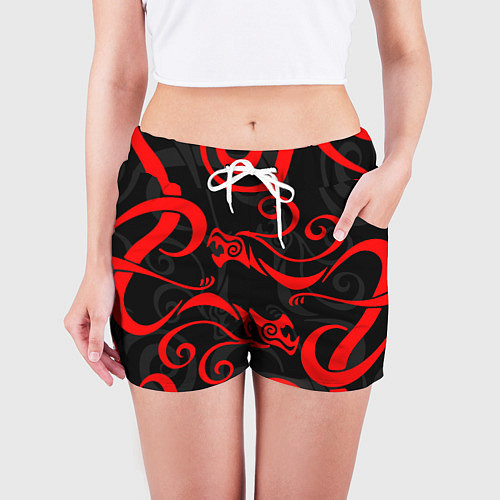 Женские шорты ДРАКОН ДРАКЕНА ТОКИЙСИКИЕ МСТИТЕЛИ / 3D-принт – фото 3