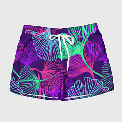 Женские шорты Neon color pattern Fashion 2023