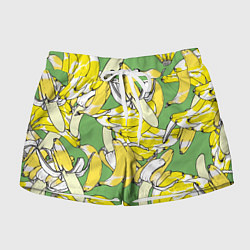 Женские шорты Banana pattern Summer Food